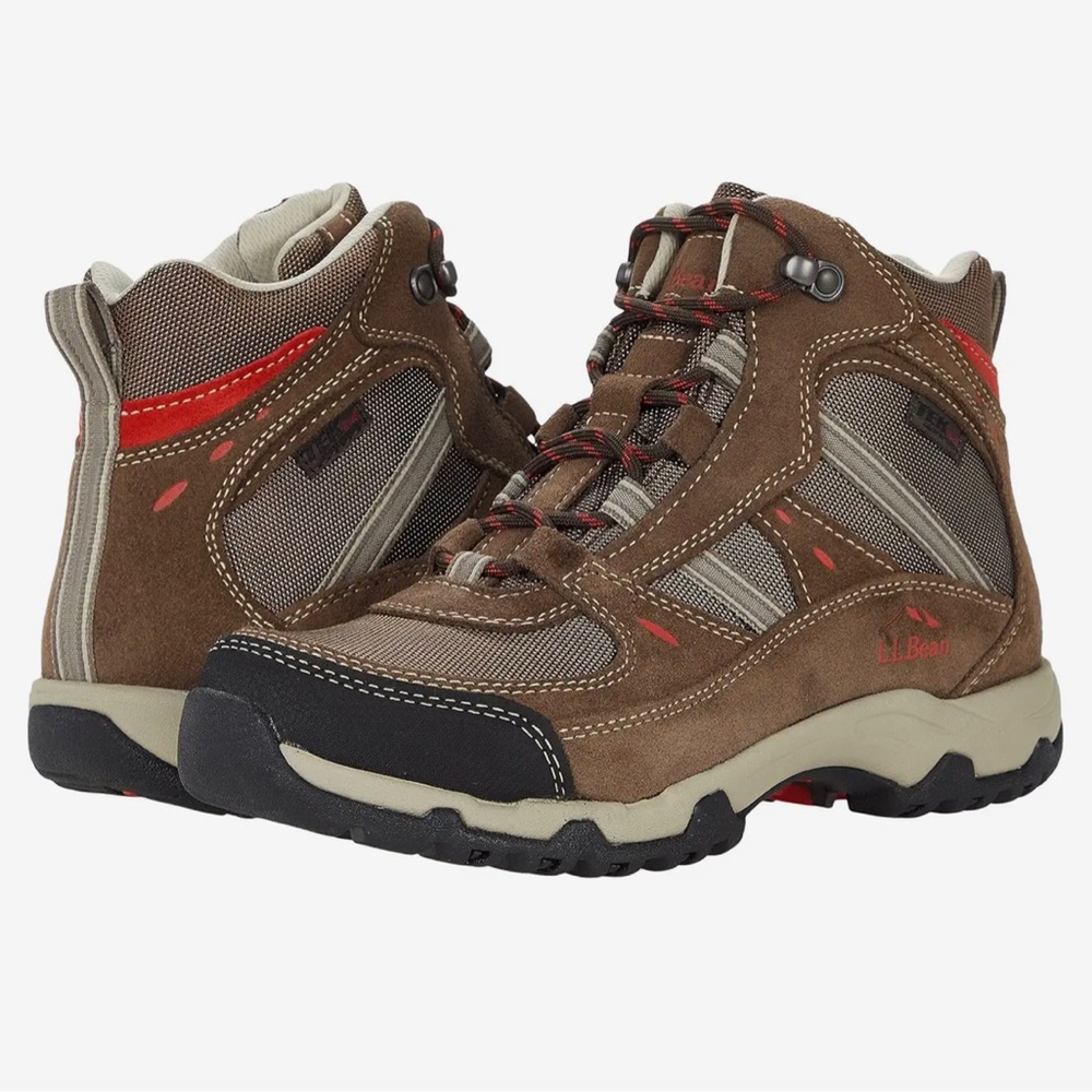 L.L.Bean® Trail Model Hiker 4 Water Resistant Mid boots, size 7.5 W.
